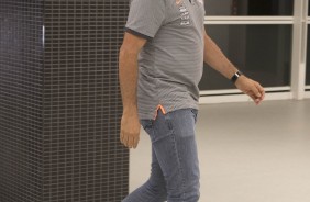 Fábio Carille Jadson chega à Arena Corinthians para enfrentar o Palmeiras, pelo Campeonato Brasileir