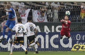 Caíque França fez boa atuação contra o Avaí, na Arena Corinthians
