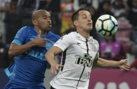 Rodriguinho em partida diante o Ava, na Arena Corinthians