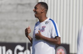 Jô no treino desta terça-feira