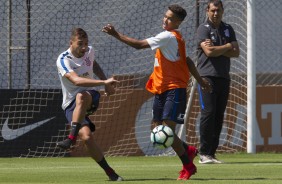 Pedrinho e Maicon treino desta segunda-feira j com foco no Fluminense