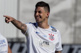 Pedro Henrique no treino desta terça-feira