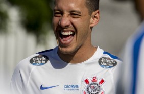 Rodriguinho no treino desta terça-feira