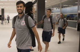 Camacho chega à Arena Corinthians para enfrentar o Fluminense