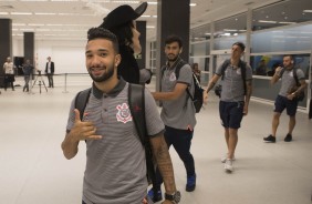 Clayson tambm chega  Arena Corinthians para enfrentar o Fluminense