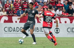 Pablo durante partida contra o Flamengo, pelo Brasileiro