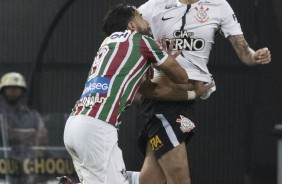 Pedro Henrique, ao lado de Pablo, foram os zagueiros do Timo contra o Fluminense