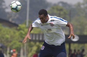 J no treino desta tarde no CT Joaquim Grava