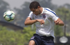 Pablo no treino desta tarde no CT Joaquim Grava