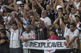 A torcida lotou a Arena Corinthians mais uma vez e garantiu mdia de mais de 40 mil no ano