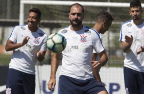 Danilo no treino desta quarta-feira no CT Joaquim Grava