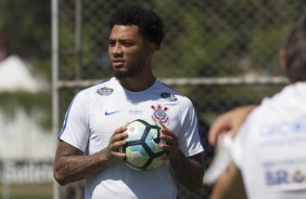 Kazim no treino desta quarta-feira no CT Joaquim Grava