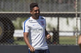 Lo Prncipe no treino desta quarta-feira no CT Joaquim Grava