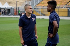 Os jogadores do Sub-17 tm que reverter o placar de 1 a 0 para ter chance de ser campeo