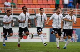 O garoto Mascarenhas marcou o gol da vitria do Corinthians sub-17 sobre o Palmeiras