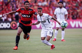 Pedrinho foi titular contra o Sport, na ltima partida do Brasileiro