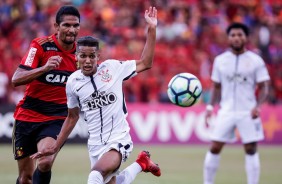 Pedrinho, promessa da base, fez boa partida contra o Sport