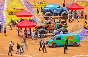 Antes do incio do show, pblico participou do Pit Party, a festa dos boxes