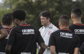 Cuca e o elenco no treinamento para a última partida da Florida Cup 2018