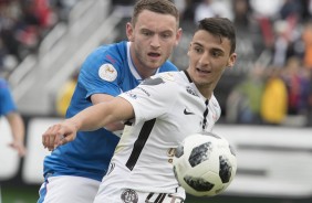 Mantuan também teve sua chance diante o Rangers, pela Florida Cup