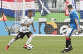 Pedrinho entrou no segundo tempo contra o Rangers, pela Florida Cup