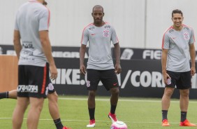 Guilherme Romo durante o treino de hoje no CT