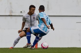 Rafael Bilu chorou muito no final da partida contra o Ava; A derrota tirou o Corinthians da Copinha