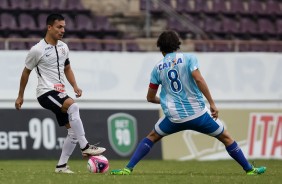 Renan Areias durante o jogo contra Ava, pela Copinha 2018