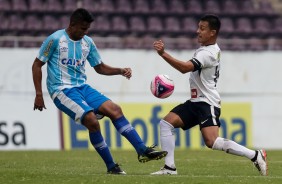 Renan Areias foi o capito do corinthians na partida contra o Ava, pela Copinha