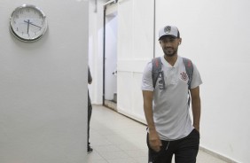 Camacho antes do jogo contra o So Caetano, no Pacaembu