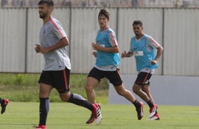 Camacho, Vital e Jr Dutra no treino desta segunda-feira