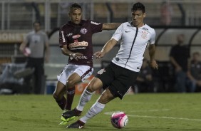 Balbuena jogando contra a Ferroviária, no Pacaembu, pelo Paulistão