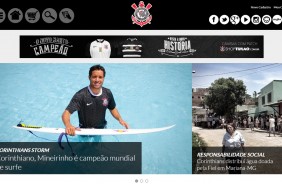 Em busca de inovao: site oficial do Corinthians ganha cara nova