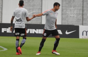 Camacho e Lucca no jogo-treino contra ao Nacional-SP