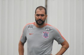 Danilo no jogo-treino contra o Nacional-SP