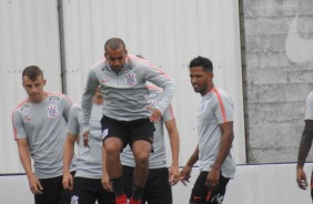O último treino do Corinthians foi no CT; O adversário de amanhã é o São Bento