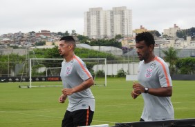 Ralf treinando ao lado de Paulo Roberto