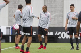 Sheik e Mantuan no treino desta tera-feira