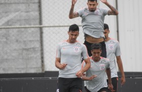 Timão faz último treino antes de encarar o São Bento, na Arena Corinthians
