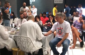 Márcio Bittencourt abraçou a campanha Sangue Corinthiano