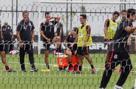 O clima  durante os treinos do Corinthians