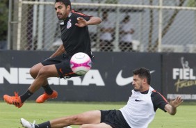 Pedro Henrique e Jnior Dutra no treinamento deste domingo no Parque Ecolgico