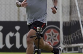 Ralf esteve presente no treino deste sábado no CT Joaquim Grava