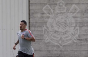 Ralf treinando no CT Joaquim Grava na manhã deste sábado