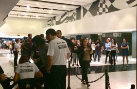 Teve até fila para doação de sangue na Arena Corinthians