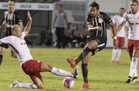 Jnior Dutra durante partida contra o Red Bull Brasil, pelo Paulisto 2018