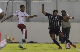 Júnior Dutra não conseguiu balançar as redes na partida contra o Red Bull Brasil