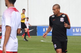 Emerson Sheik atuando no jogo-treino contra o RB Brasil