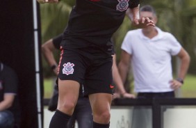 Matheus Vital marcou o gol corinthiano contra o Red Bull Brasil no jogo-treino