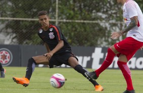 O garoto Pedrinho foi um dos destaques do jogo-treino contra o Red Bull no CT